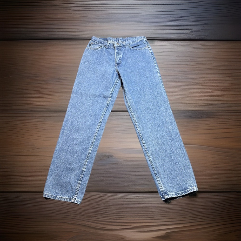 Vintage 90's HIS Blue Denim Taper Leg Jeans Men's  32x32